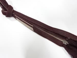 正絹　夏手組帯締め